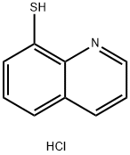 8-メルカプトキノリン塩酸塩 化学構造式
