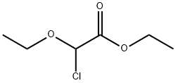 クロロ(エトキシ)酢酸エチル 化学構造式