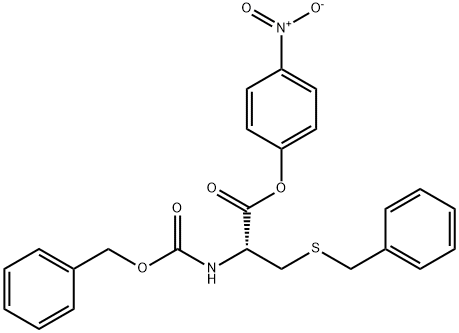 N-[(ベンジルオキシ)カルボニル]-S-ベンジル-L-システイン4-ニトロフェニル 化学構造式
