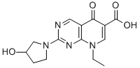 beta-hydroxypiromidic acid Structure