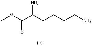 rac-(R*)-2,6-ジアミノヘキサン酸メチル·2塩酸塩 化学構造式