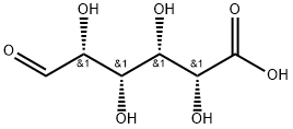 (2S,3R,4R,5S)-2,3,4,5-tetrahydroxy-6-oxo-hexanoic acid 结构式
