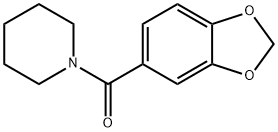 (1,3-ベンゾジオキソール-5-イル)ピペリジノケトン 化学構造式