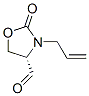 4-Oxazolidinecarboxaldehyde, 2-oxo-3-(2-propenyl)-, (4S)- (9CI) Struktur