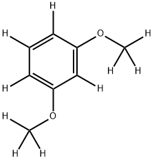 1,3‐ジメトキシベンゼン‐D10 化学構造式