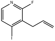 3-ALLYL-2-FLUORO-4-IODO-PYRIDINE Struktur