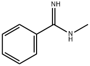 N-メチルベンズアミジン 化学構造式