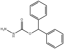 Hydrazinecarboxylic acid diphenylmethyl ester Structure