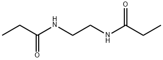 N,N'-ジプロピオニルエチレンジアミン 化学構造式