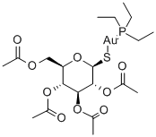 アウラノフィン 化学構造式