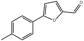 5-(4-メチルフェニル)-2-フルアルデヒド 化学構造式