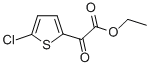 5-クロロチオフェン-2-グリオキシル酸エチル 化学構造式