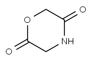 吗啉-2,5-二酮, 34037-21-3, 结构式
