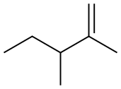 2,3-二甲基-1-戊烯,3404-72-6,结构式