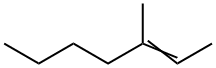 3-甲基-2-庚烯 (顺反异构体混合物),3404-75-9,结构式