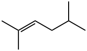 2,5-ジメチル-2-ヘキセン 化学構造式