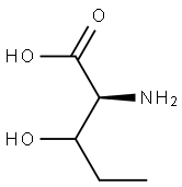 3-ヒドロキシ-L-ノルバリン 化学構造式