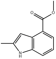 2-Methyl-1H-indole-4-carboxylic acid Methyl ester Structure