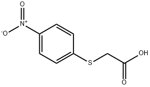 2-[(4-NITROPHENYL)SULFANYL]ACETIC ACID, 3406-75-5, 结构式