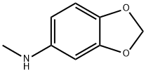 1,3-Benzodioxol-5-amine,  N-methyl-, 34060-22-5, 结构式