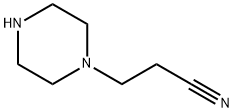 1-(2-シアノエチル)ピペラジン 化学構造式