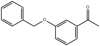 1-[3-(フェニルメトキシ)フェニル]エタノン 化学構造式