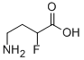 4-アミノ-2-フルオロ酪酸 化学構造式