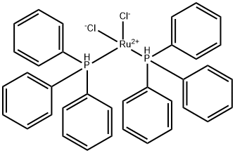 双(三苯基膦)二氯化钌 结构式