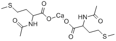 DL-ACETYLMETHIONINE CALCIUM SALT 结构式