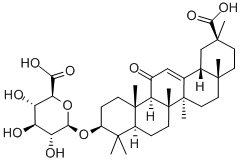 GLYCYRRHETIC ACID 3-O-GLUCURONIDE Struktur
