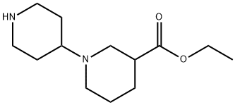 [1,4']ビピペリジニル-3-カルボン酸エチルエステルDIHYDROCHLORIDE 化学構造式