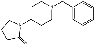 1-(1-苄基哌啶-4-基)吡咯烷-2-酮,340962-88-1,结构式