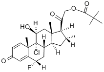 氯可托龙特戊酸酯 结构式