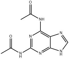 N,N'-1H-PURINE-2,6-DIYBIS ACETAMIDE 化学構造式