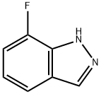 7-フルオロ-1H-インダゾール 化学構造式
