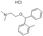 盐酸邻甲苯海拉明,341-69-5,结构式