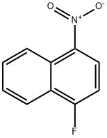 1-氟-4-硝基萘 结构式