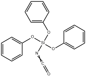 Silane, isocyanatotriphenoxy- Struktur