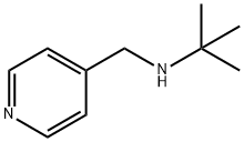 2-メチル-N-(4-ピリジニルメチル)-2-プロパンアミン 化学構造式