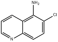 5-氨基-6-氯喹啉 结构式