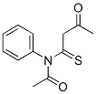 Acetamide,  N-(3-oxo-1-thioxobutyl)-N-phenyl- Struktur