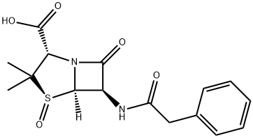 [2S-(2ALPHA,4BETA,5ALPHA,6BETA)]-3,3-DIMETHYL-7-OXO-6-(PHENYLACETAMIDO)-4-THIA-1-AZABICYCLO[3.2.0]H 结构式