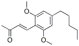 4-(2,6-Dimethoxy-4-pentylphenyl)-3-buten-2-one Structure