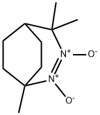 1,4,4-三甲基-2,3-二氮杂二环[3.2.2]壬烯-2-庚烯-2,3-二氧化物, 34122-40-2, 结构式