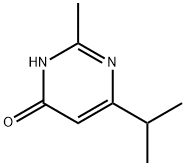 6-异丙基-2-甲基嘧啶-4-醇 结构式