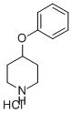 4-PHENOXYPIPERIDINE HYDROCHLORIDE Structure