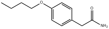 4-ブトキシベンゼンアセトアミド 化学構造式