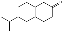 八氢化-6-(1-甲基乙基)-2(1H)萘酮, 34131-98-1, 结构式