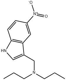 5-Nitro-N,N-dipropyl-1H-indole-3-methanamine Struktur
