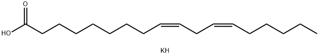 (9Z,12Z)-9,12-オクタデカジエン酸カリウム 化学構造式